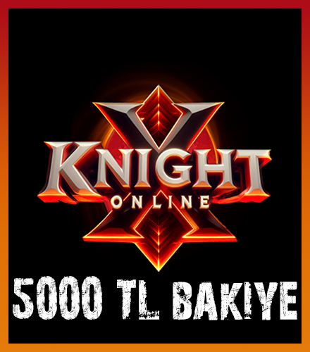 KnightOnlineX 5.000 TL Bakiye 
