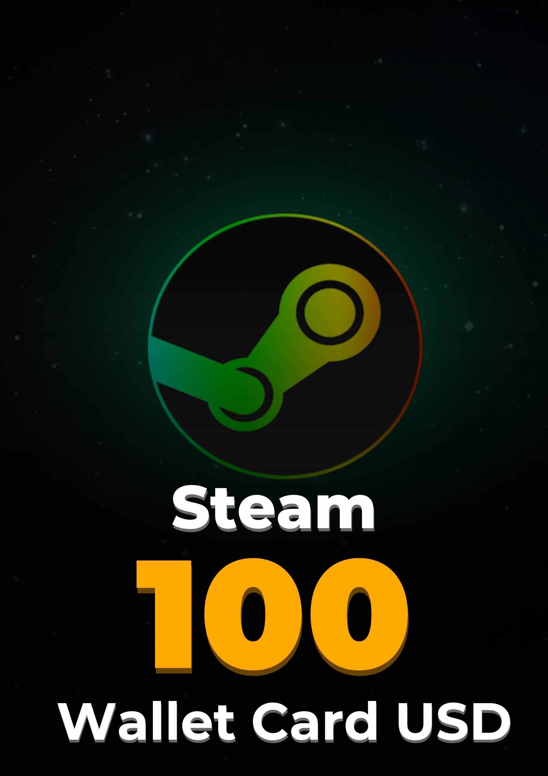 Steam Wallet Card 100 USD