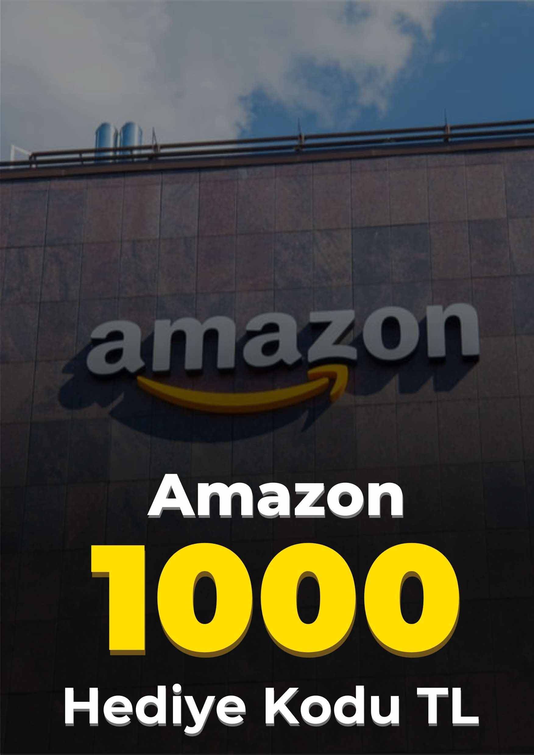 Amazon Hediye Kartı 1000 TL 