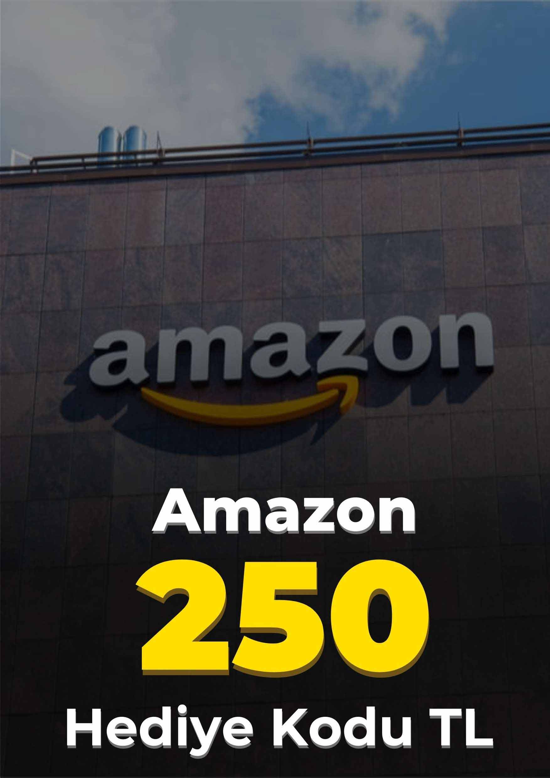 Amazon Hediye Kartı 250 TL 