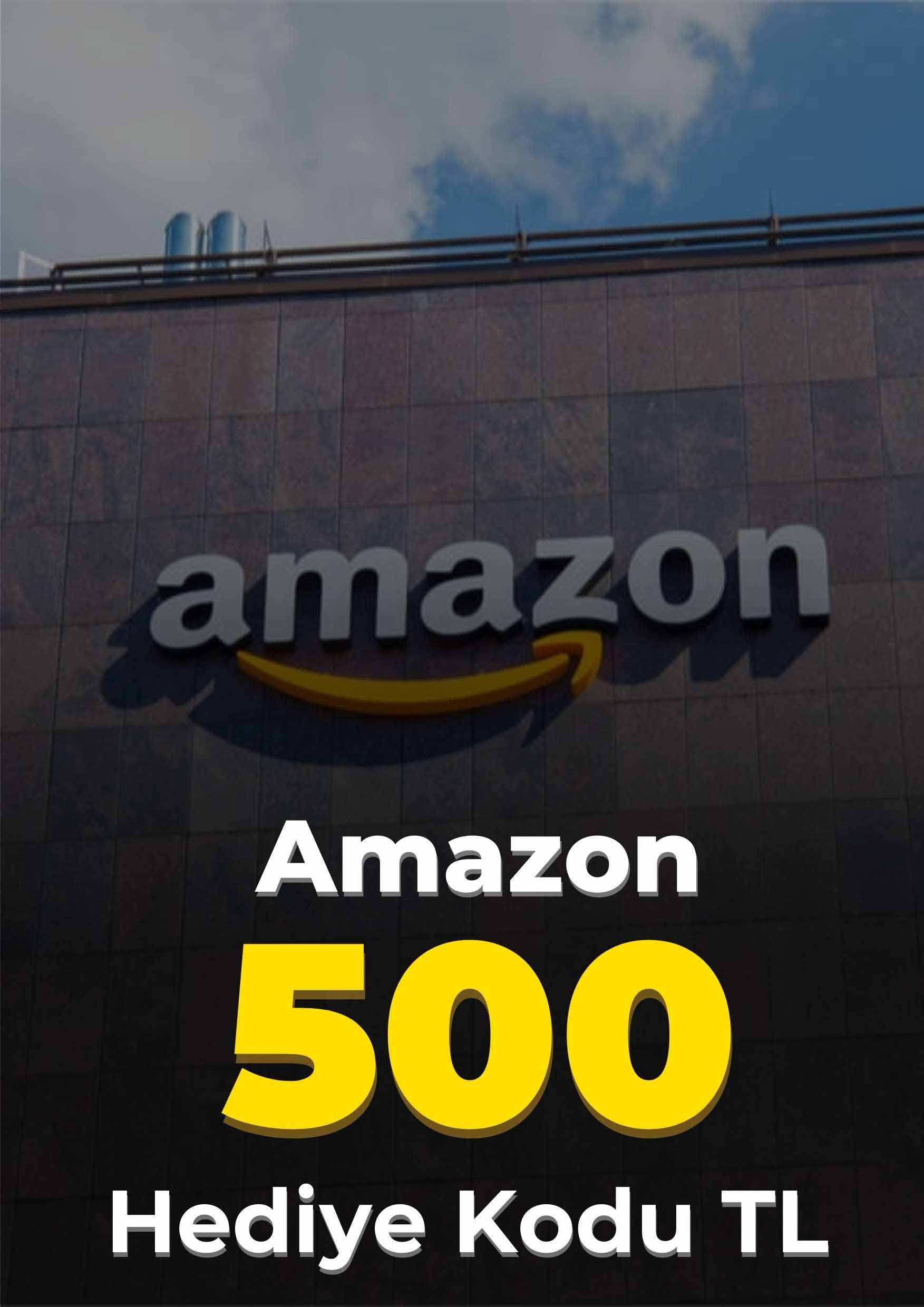 Amazon Hediye Kartı 500 TL 