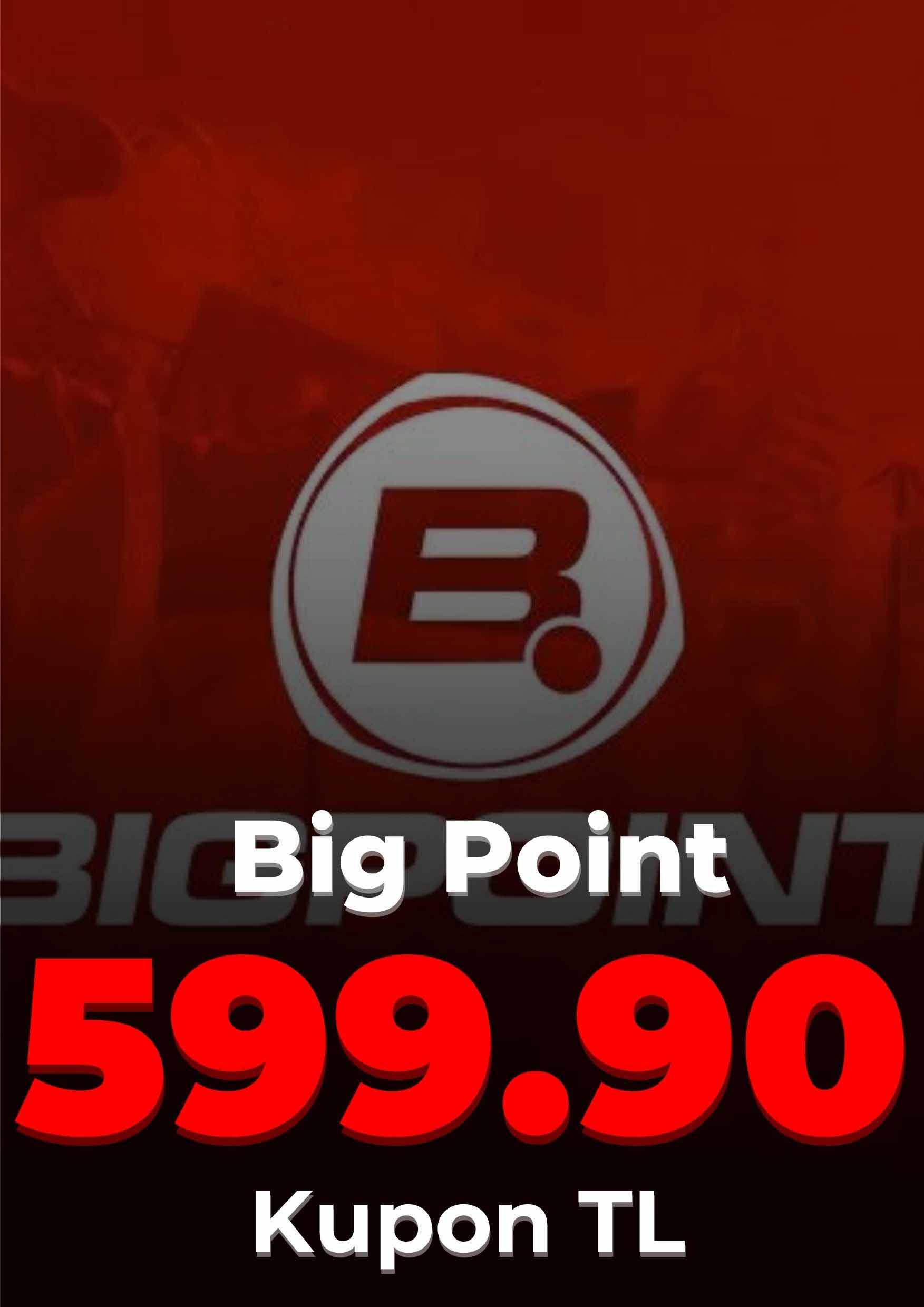 Bigpoint 599.90 TL Kupon