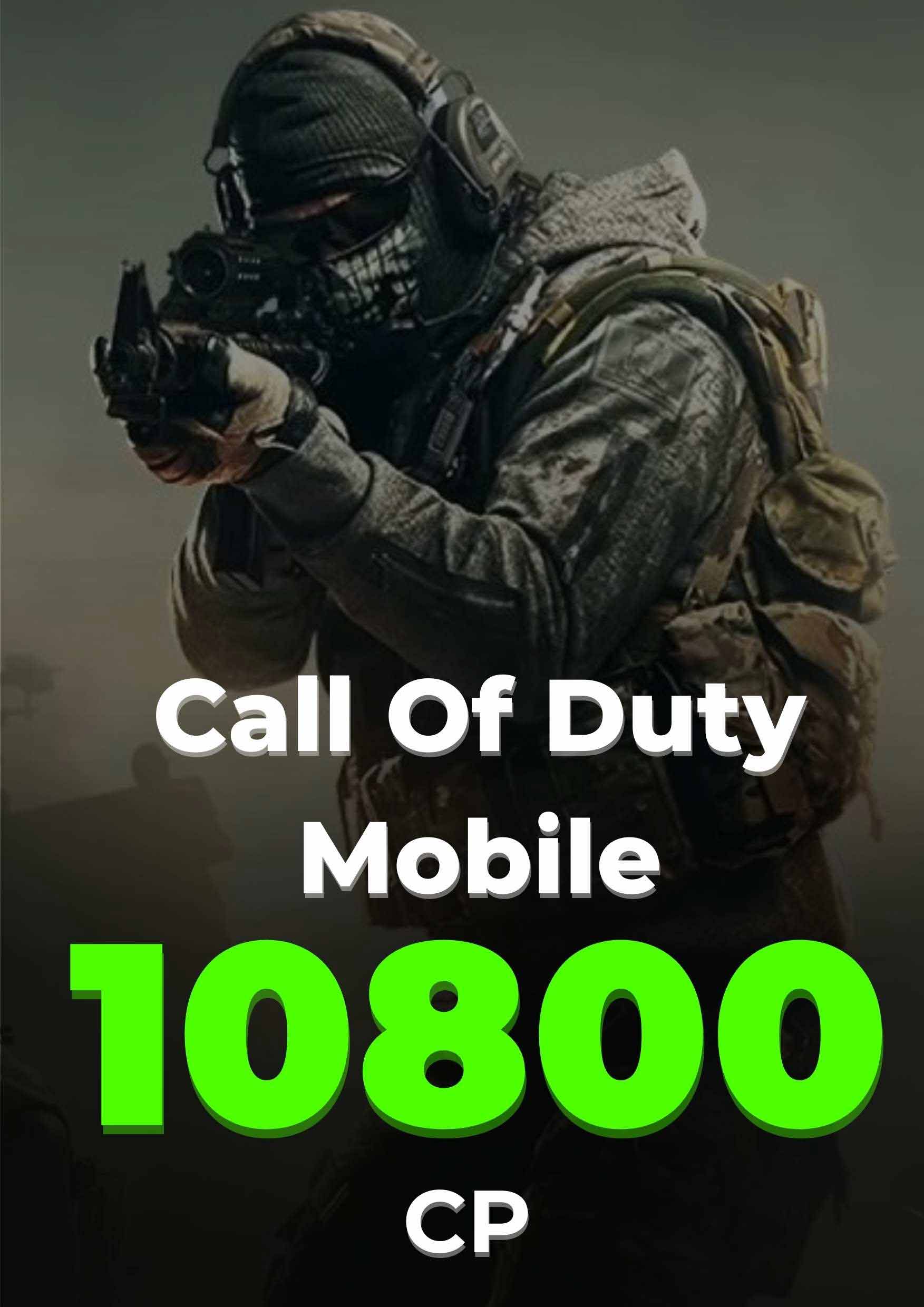 Call Of Duty Mobile 10800 CP