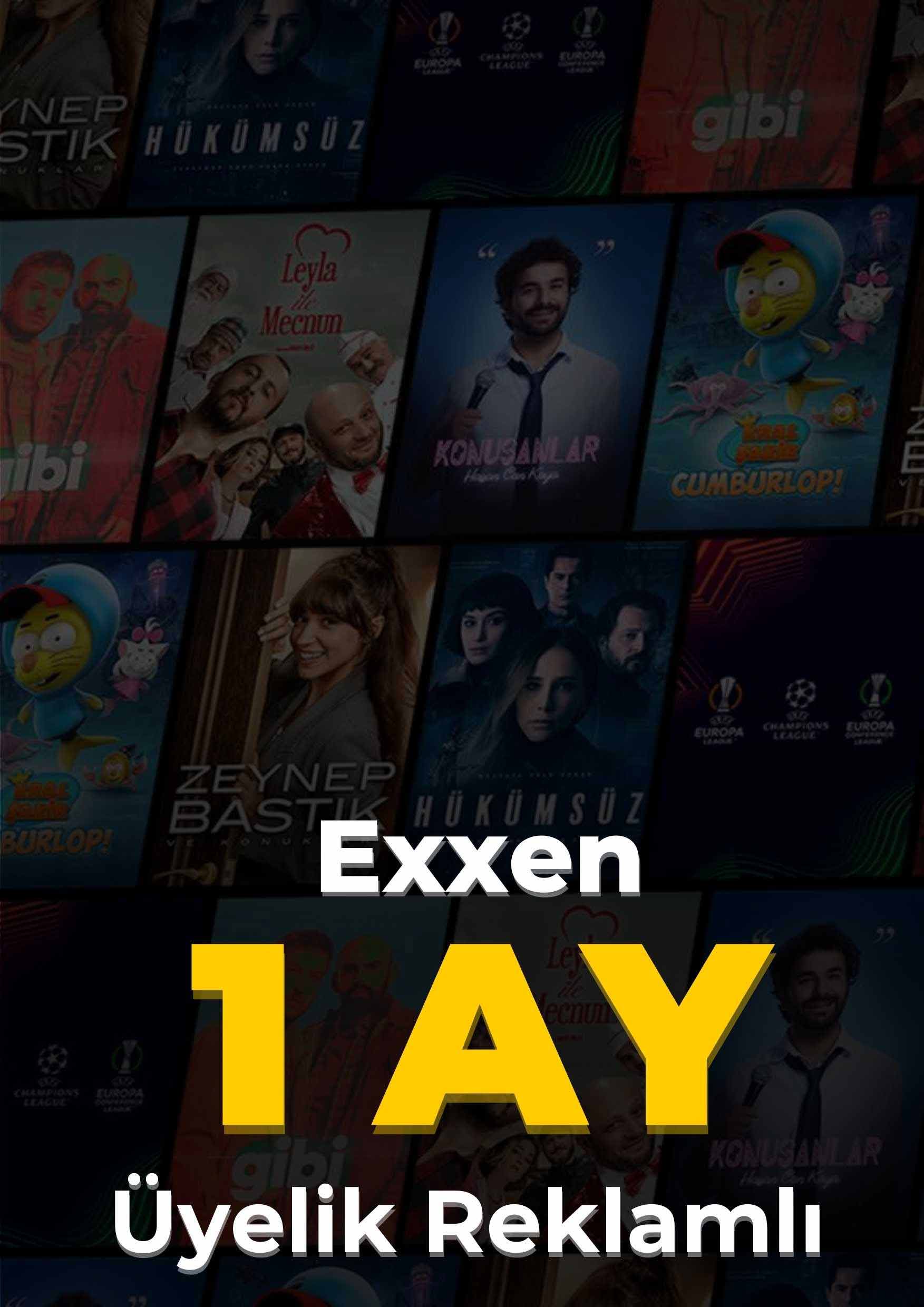 Exxen 1 Ay (Reklamlı)