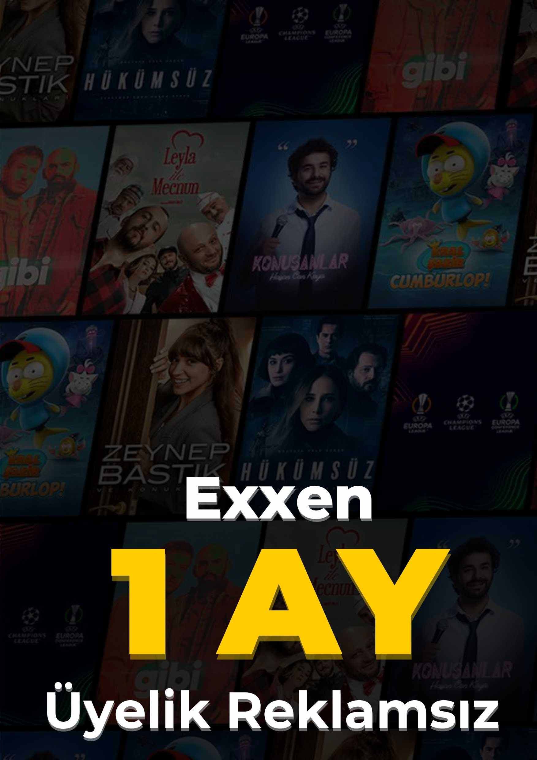 Exxen 1 Ay (Reklamsız)
