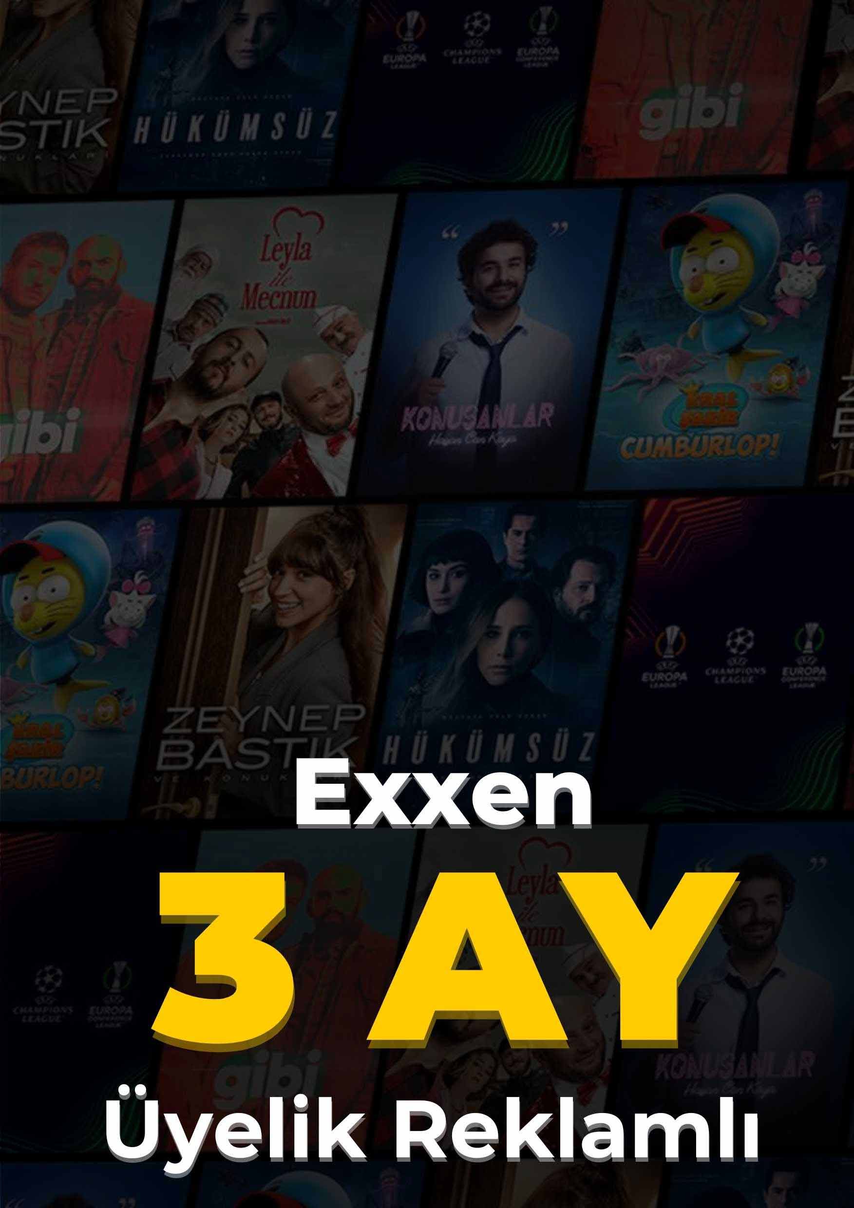 Exxen 3 Ay (Reklamlı)