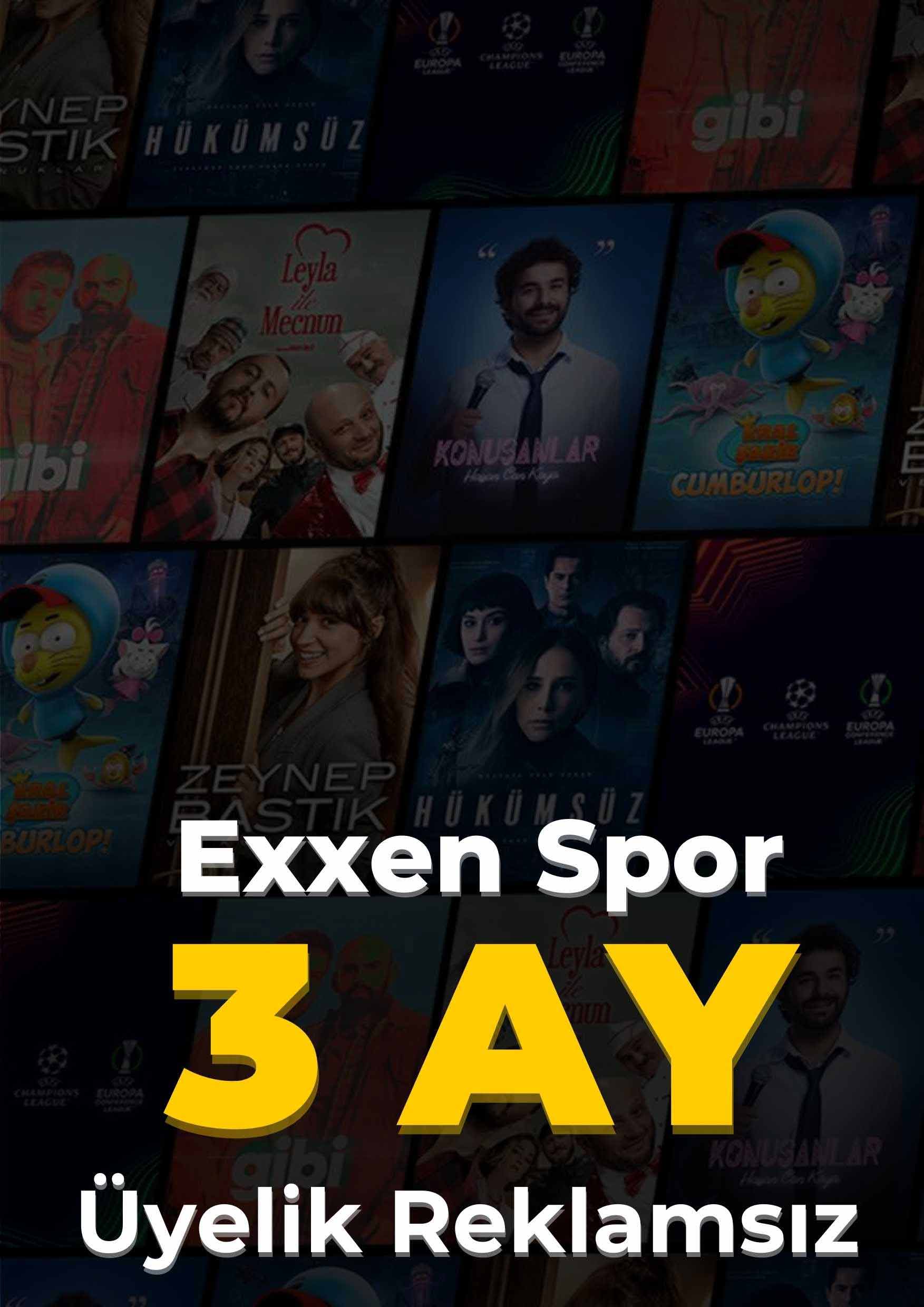 Exxen 3 Ay (Reklamsız)