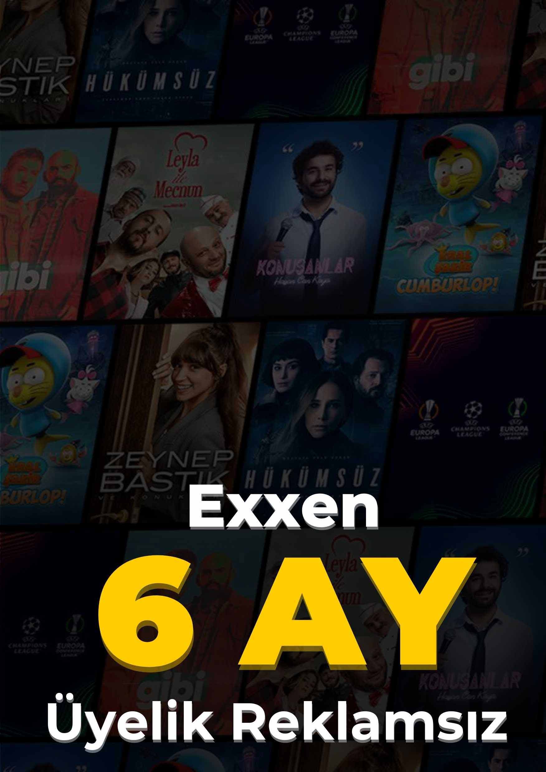 Exxen 6 Ay (Reklamsız)