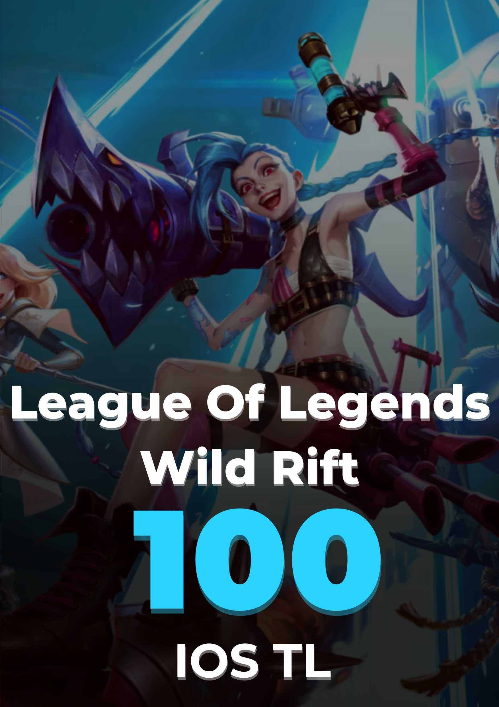 LoL: Wild Rift 100 TL Hediye Kartı (iOS)
