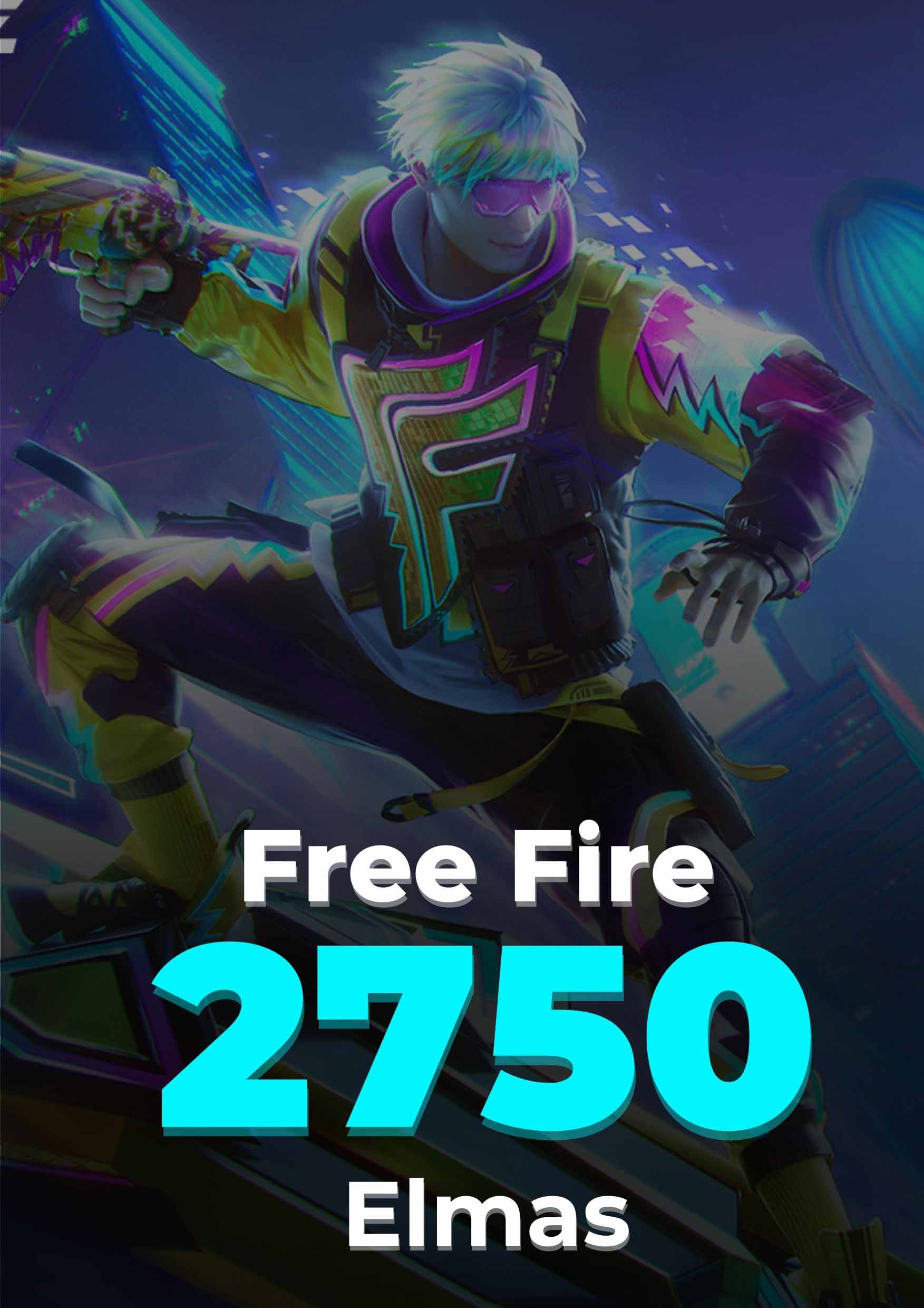 Free Fire 2.200 + 550 Elmas