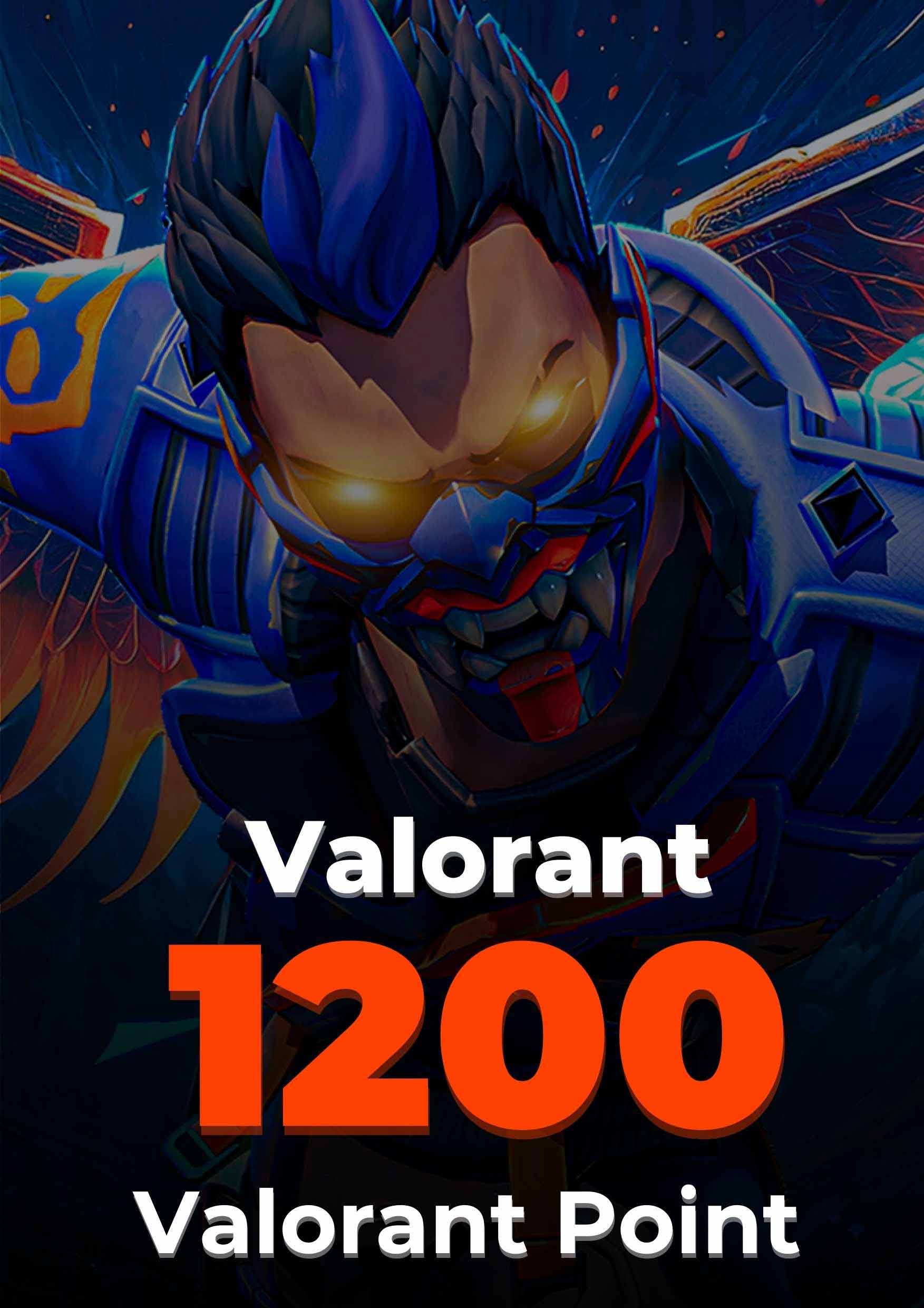 Valorant 1125 VP + 75 Bonus VP