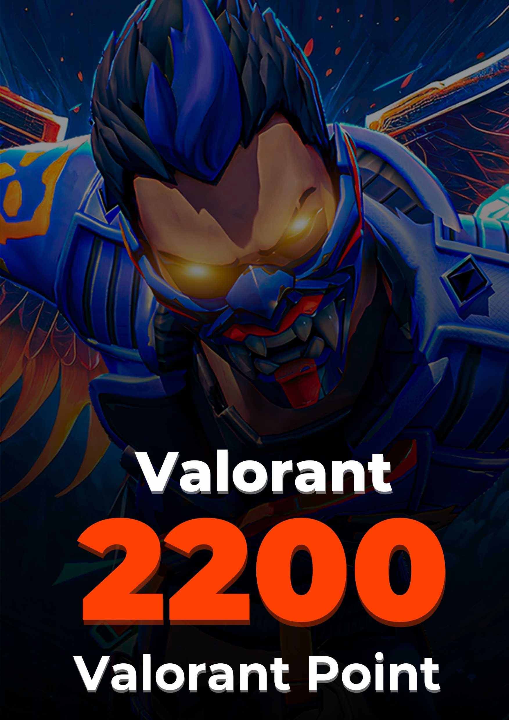 Valorant 2050 VP + 150 Bonus VP